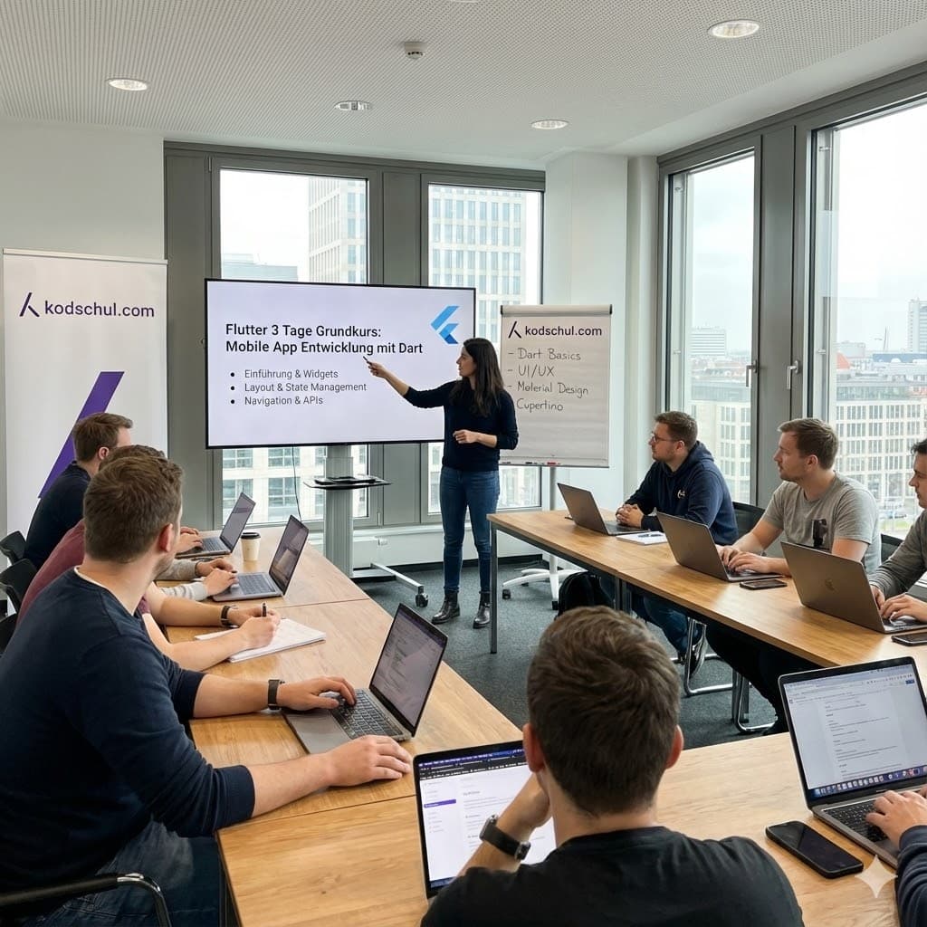 Flutter 3 Tage Grundkurs training