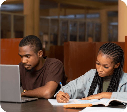 Students studying with Kodschul